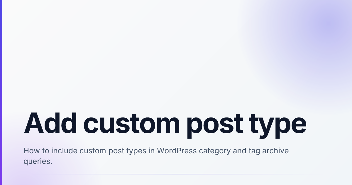 Add custom post type | Roman's notes
